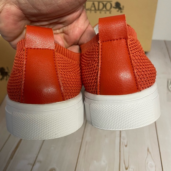 Vibrant Orange Women's Sneakers new in box - Picture 10 of 10